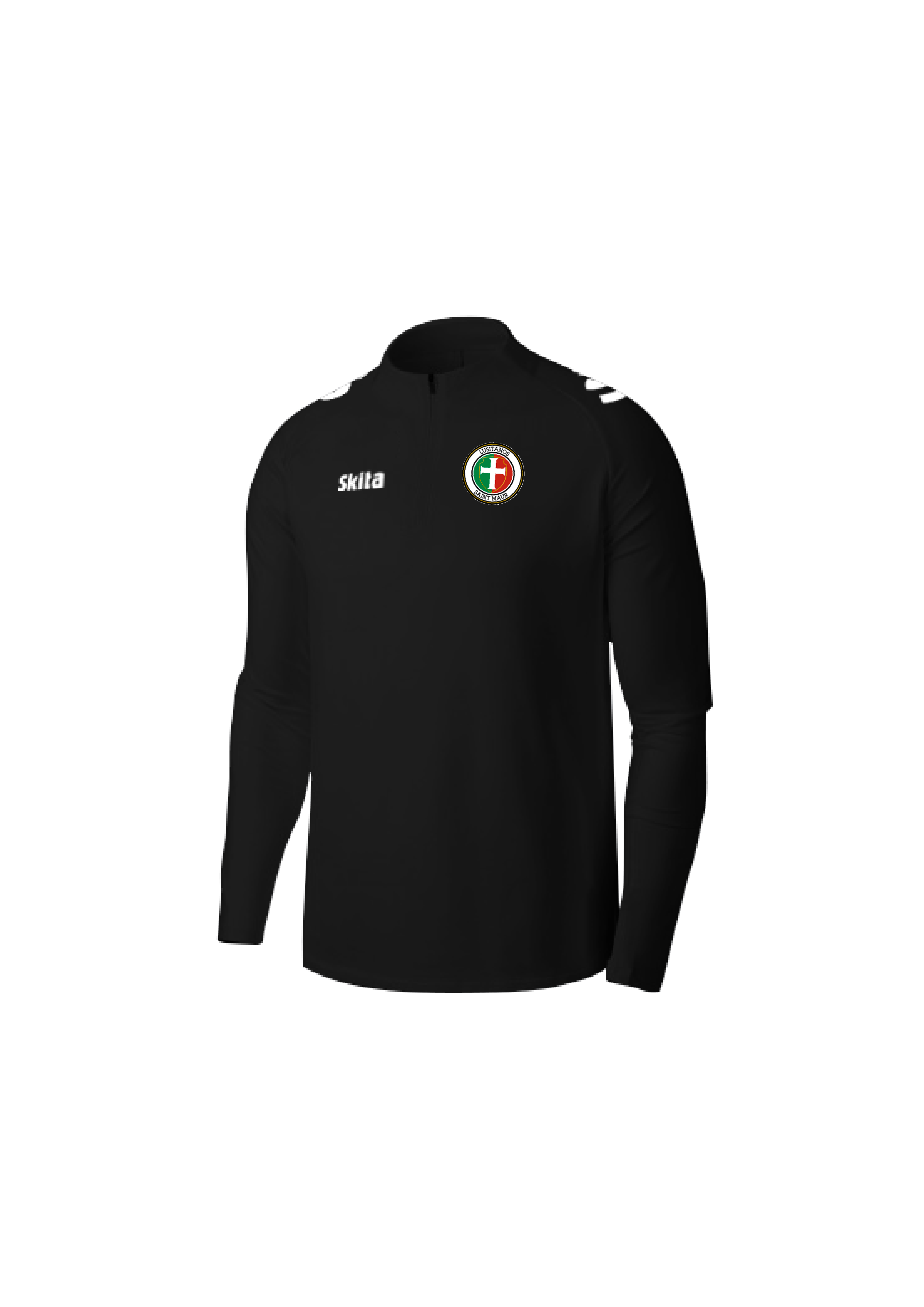 Haut de training noir (US LUSITANOS de SAINT-MAUR)